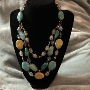 Vintage acrylic necklace